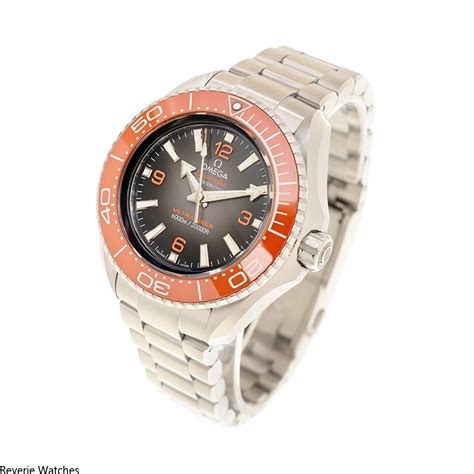 omega seamaster orange fake|omega seamaster clone.